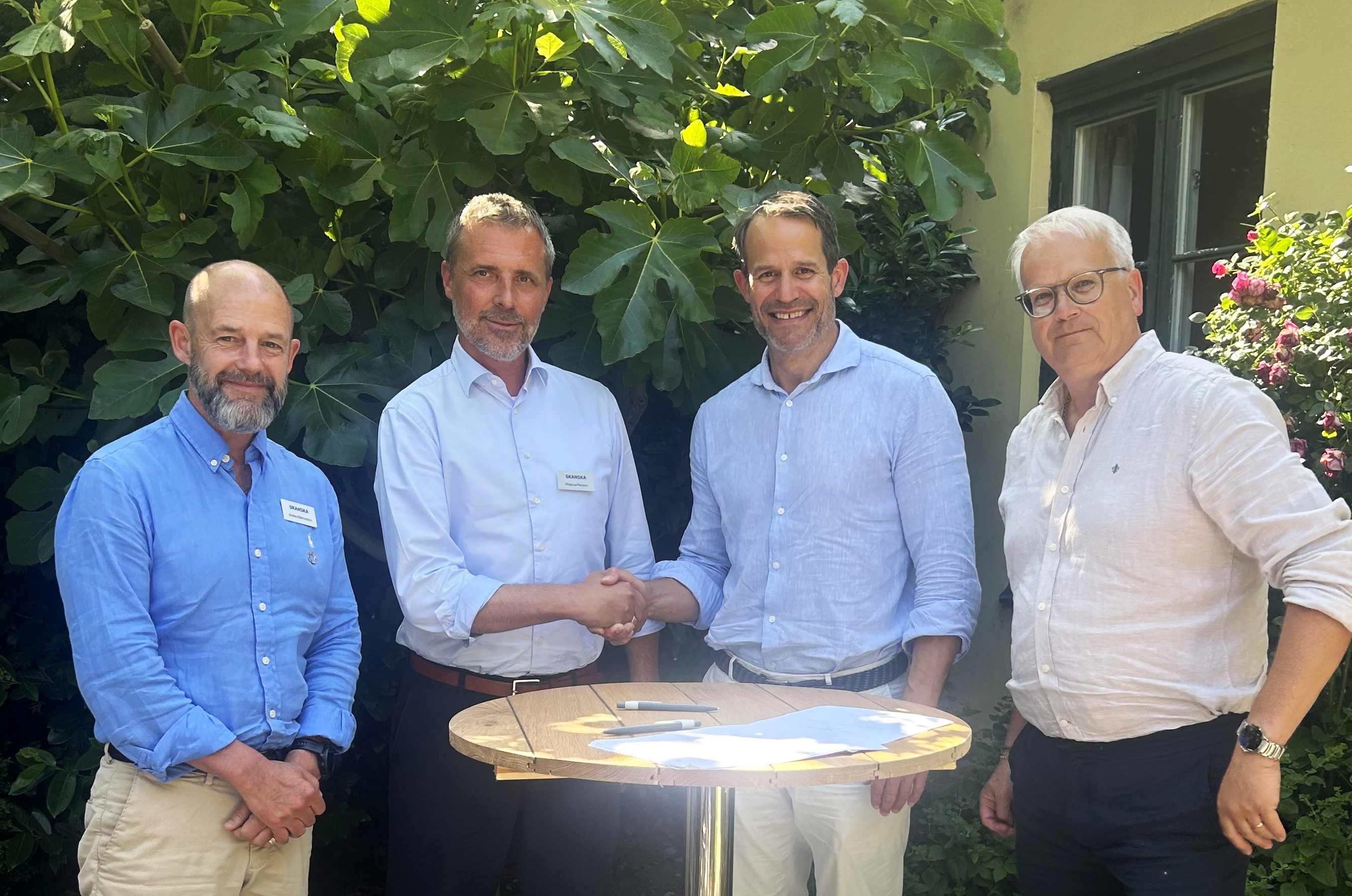 FV: Anders Rehnström, Magnus Persson, Giv K. Brantenberg, Magnus Ohlsson.